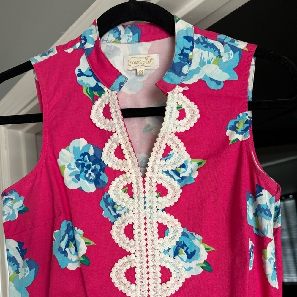 Women’s Mud Pie floral and lace shift dress, size XS - Picture 2 of 9